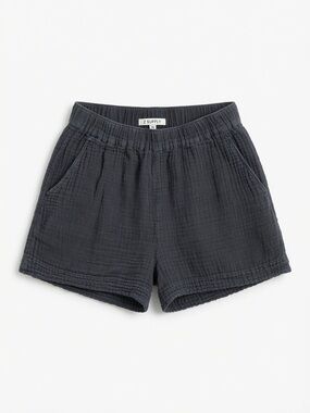 Z Supply Charcoal Gauze Lounge Shorts in XS